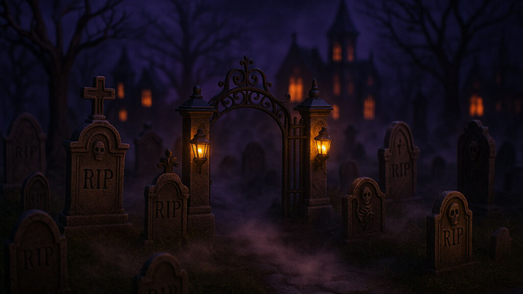 How to Make a Spooky Graveyard Scene for Your Halloween Village