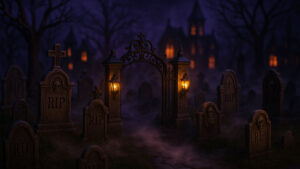 How to Make a Spooky Graveyard Scene for Your Halloween Village