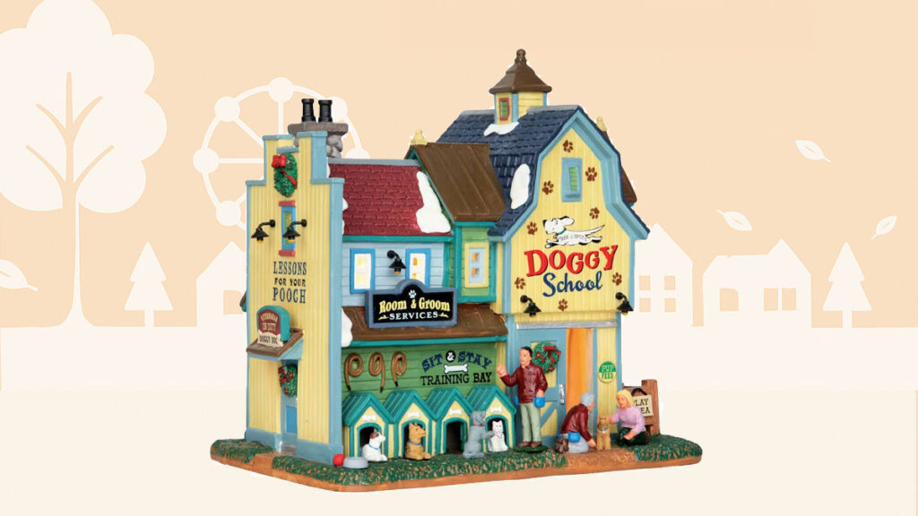 Lemax Rex & Spot's Doggy School
