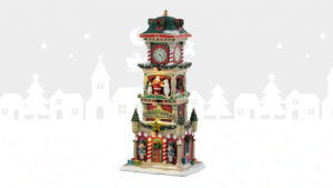 Lemax The Village Square Clock Tower