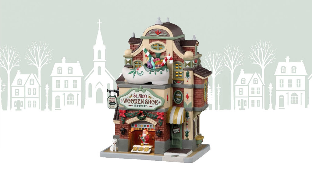 Lemax St. Nick's Wooden Shoe Shop