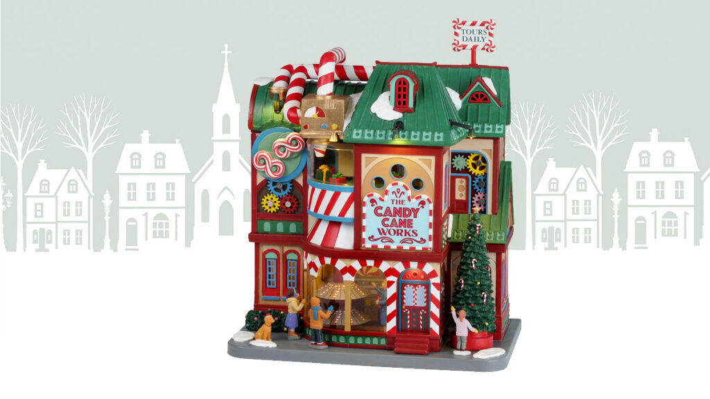 Lemax Candy Cane Works